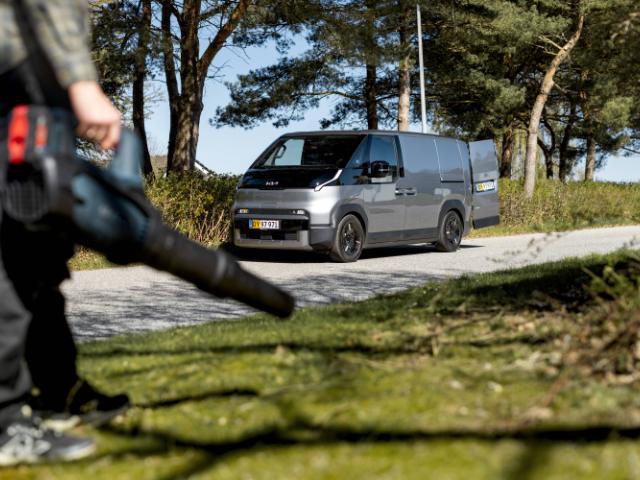 Prøvekør varebiler til Elbilmessen
